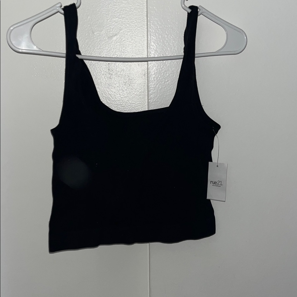Rue21 Classic Black Crop Top
